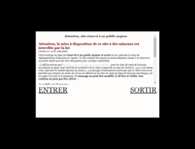 Tablet Screenshot of boutique-sainteroseline.com